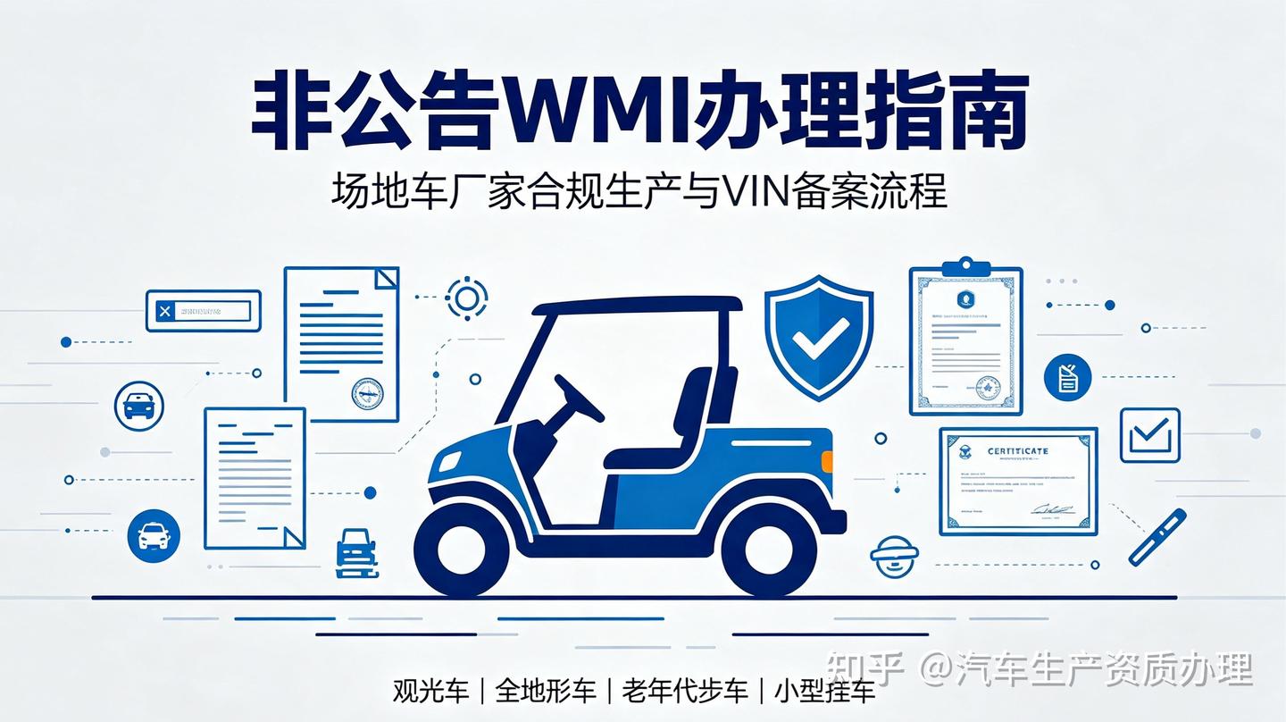 非公告厂家必看!非公告 WMI 世界制造厂证完整办理指南(官方流程 + 适用车型)