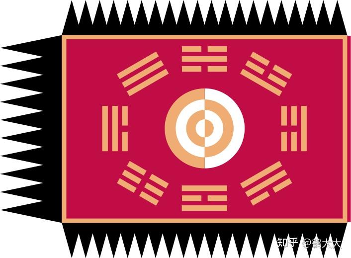 韩国国旗八卦变四卦大凶之相