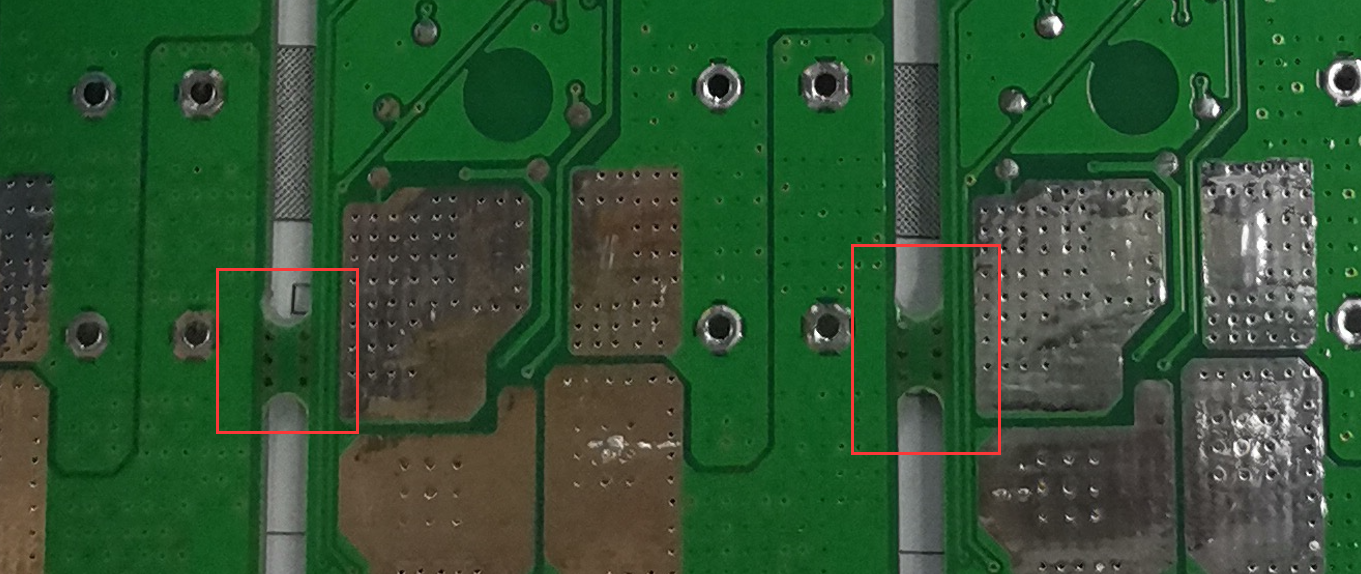 是pcb拼版的连接筋的一种.