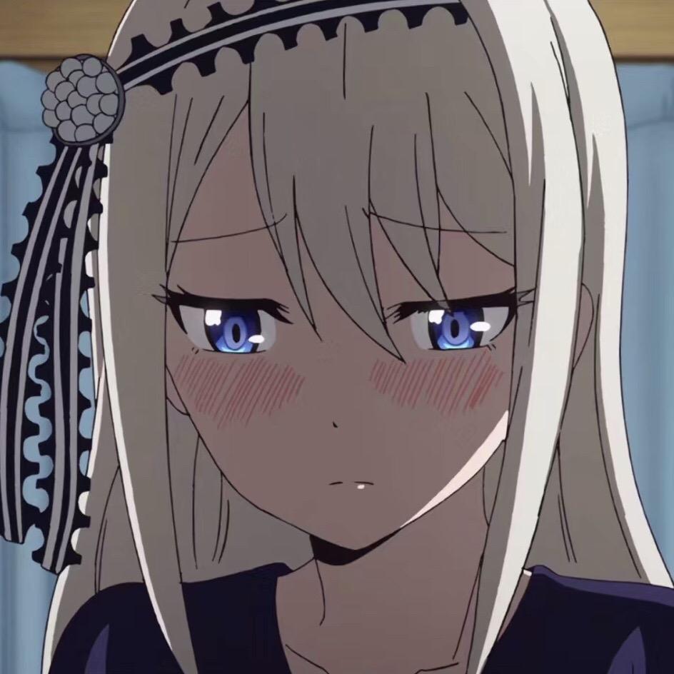 有没有脸红的卡通头像啊