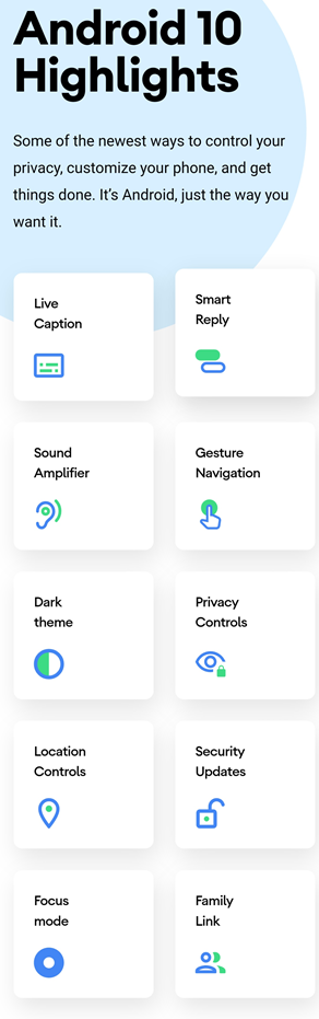 Android 10 终于来了!增加了不少新特性 Android 10 终于来了!增加了不少新特性