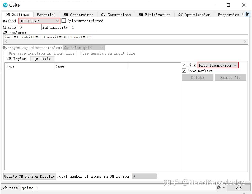 Schrödinger教程 | Defining QM and MM regions in QSite - 知乎