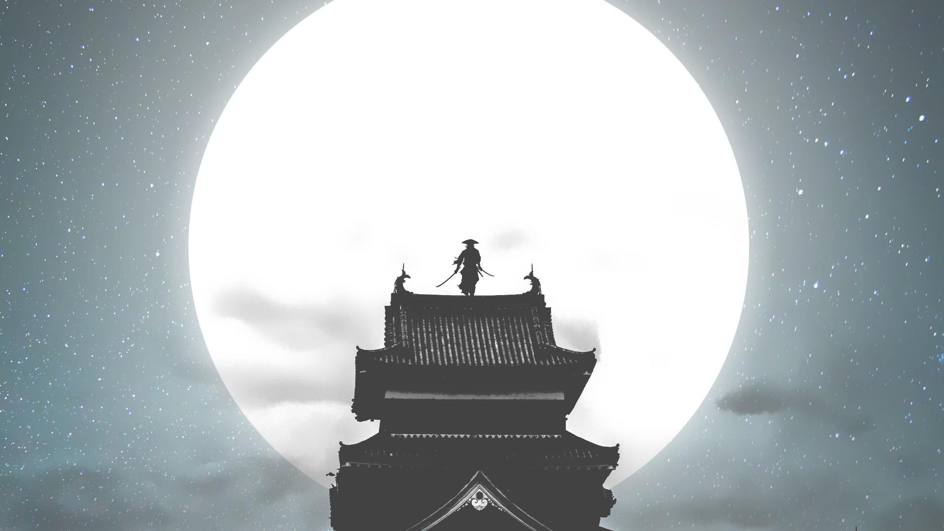 有没有日本武士的高清壁纸啊,最好是穿铠甲的?
