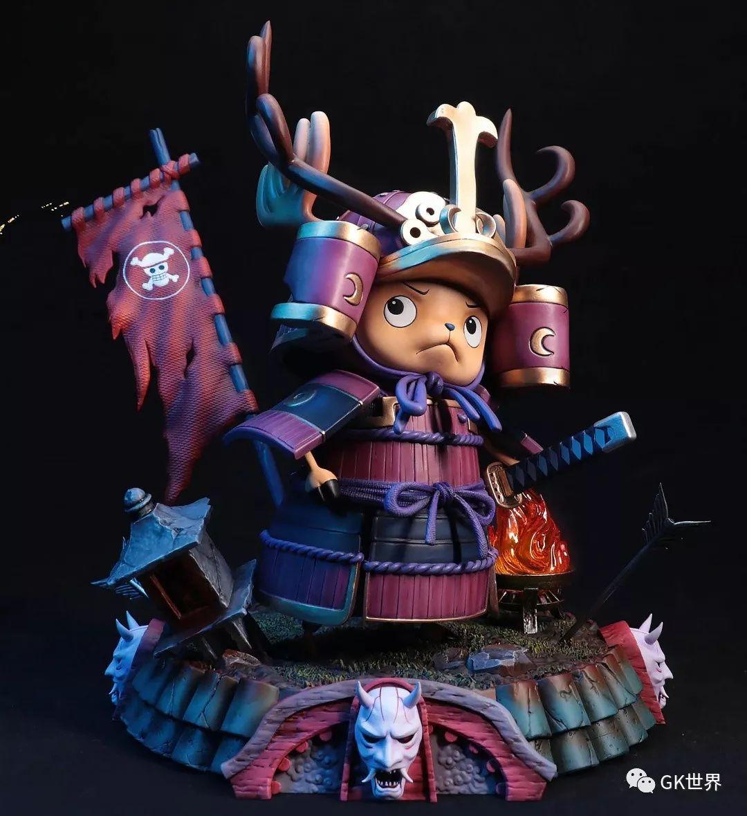 乔巴在漫画中本来是一身忍者服可爱打扮,而幕府工作室设计的这款盔甲