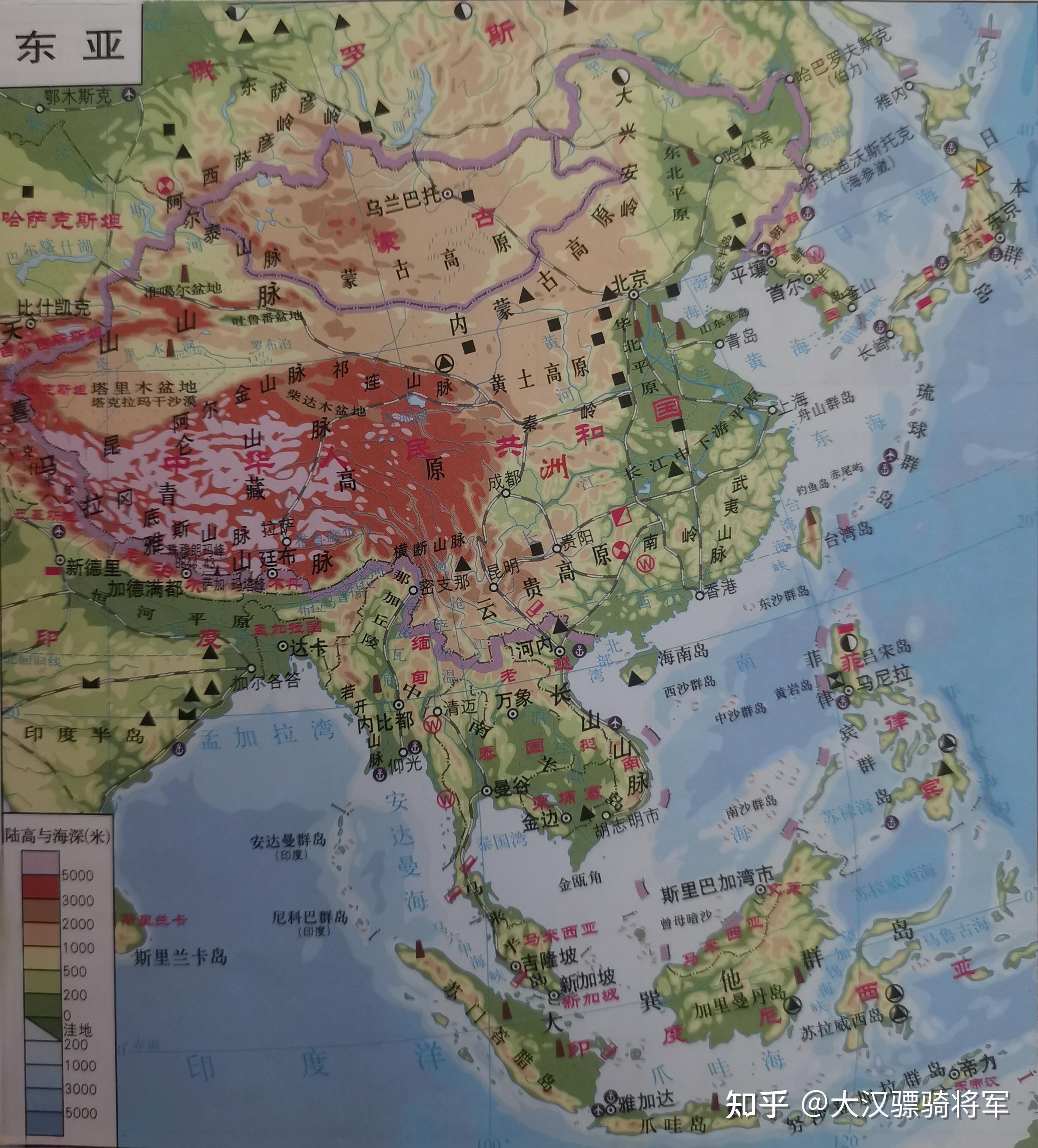 图文解读亚洲地理和区域划分(高中地理学习必备) - 知乎
