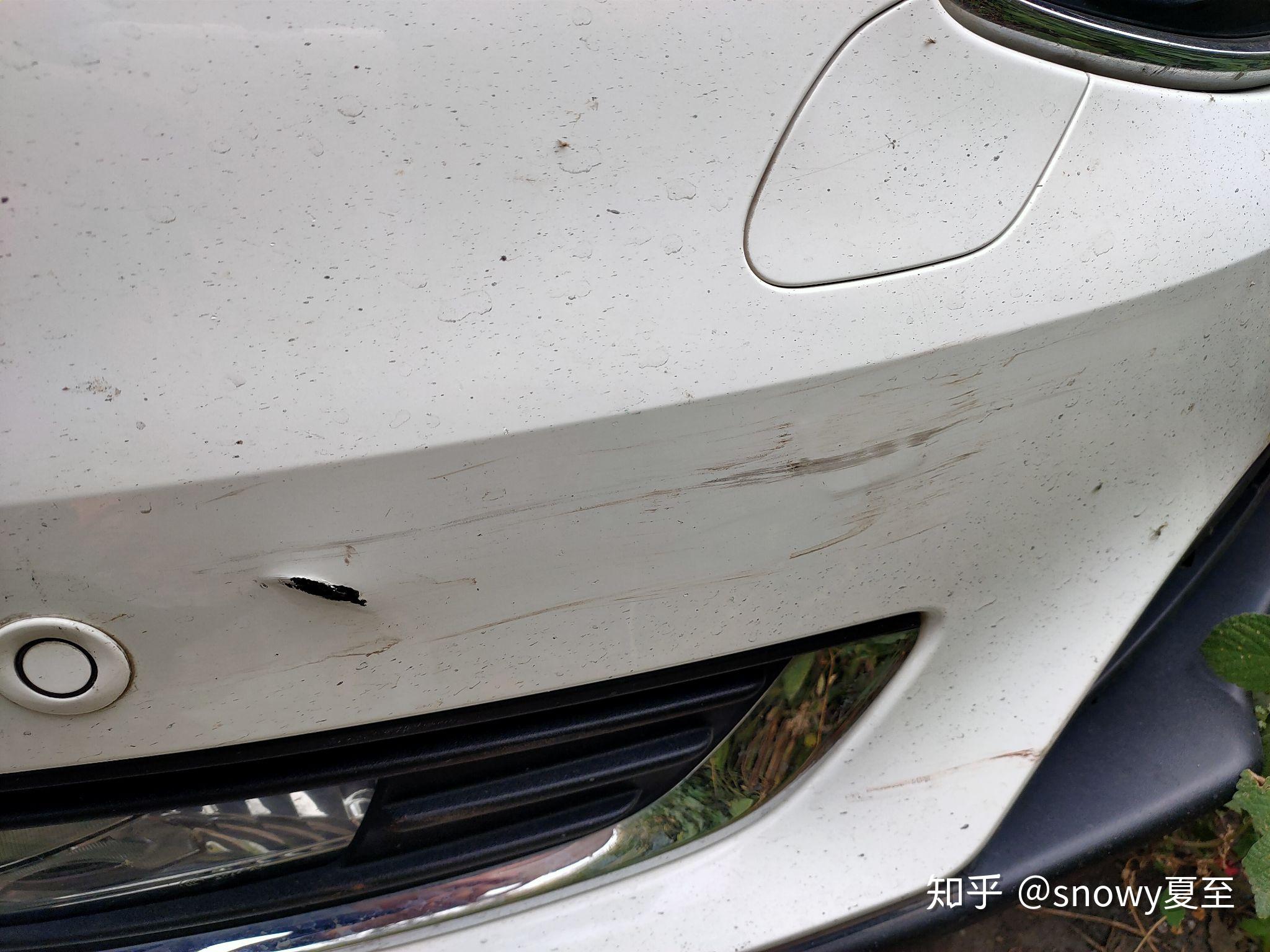 独自开车的第一天,就把车蹭掉漆了 - 知乎
