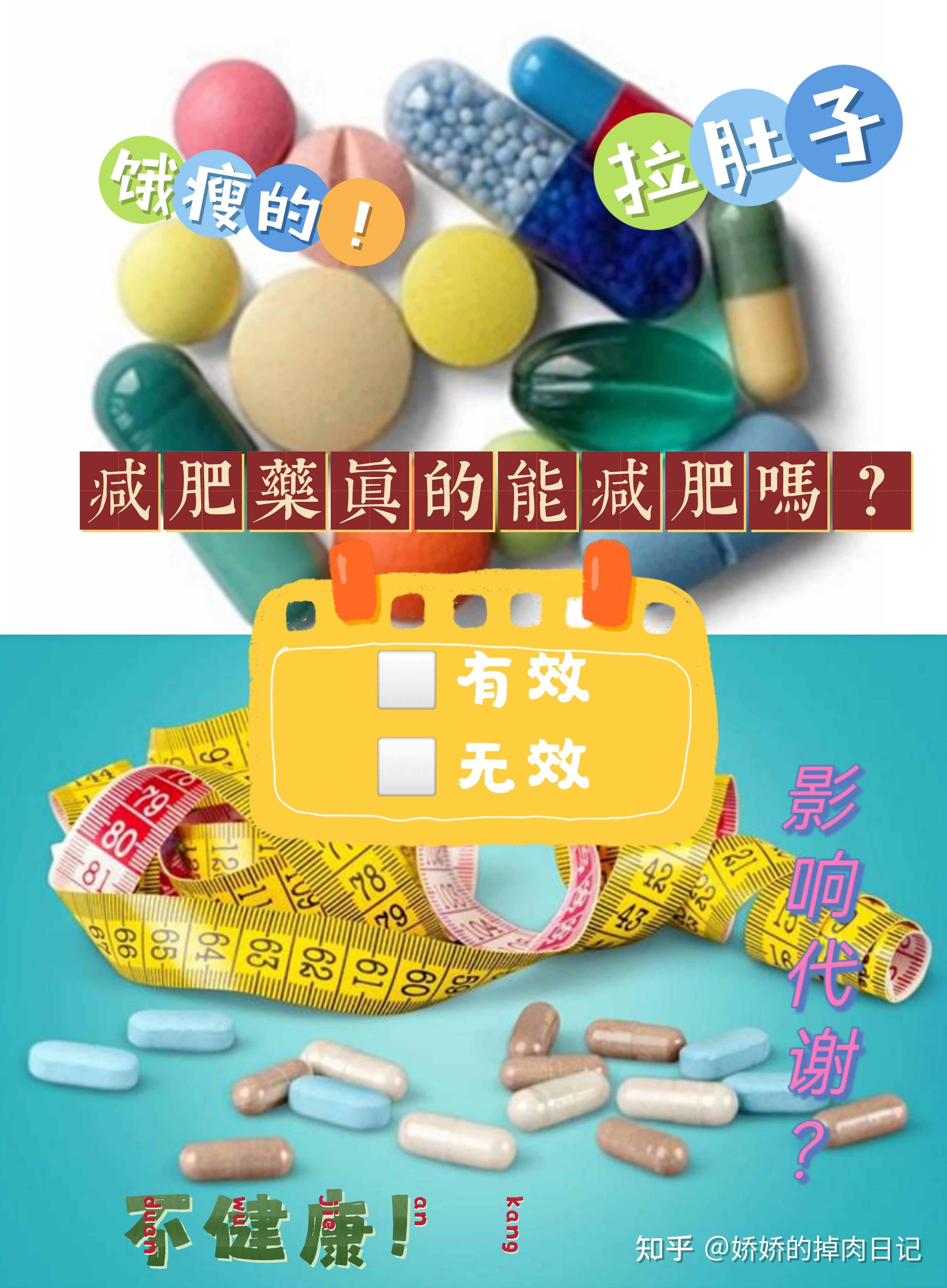 吃减肥药真的有效吗？你是饿瘦的还是减下来的？ - 知乎