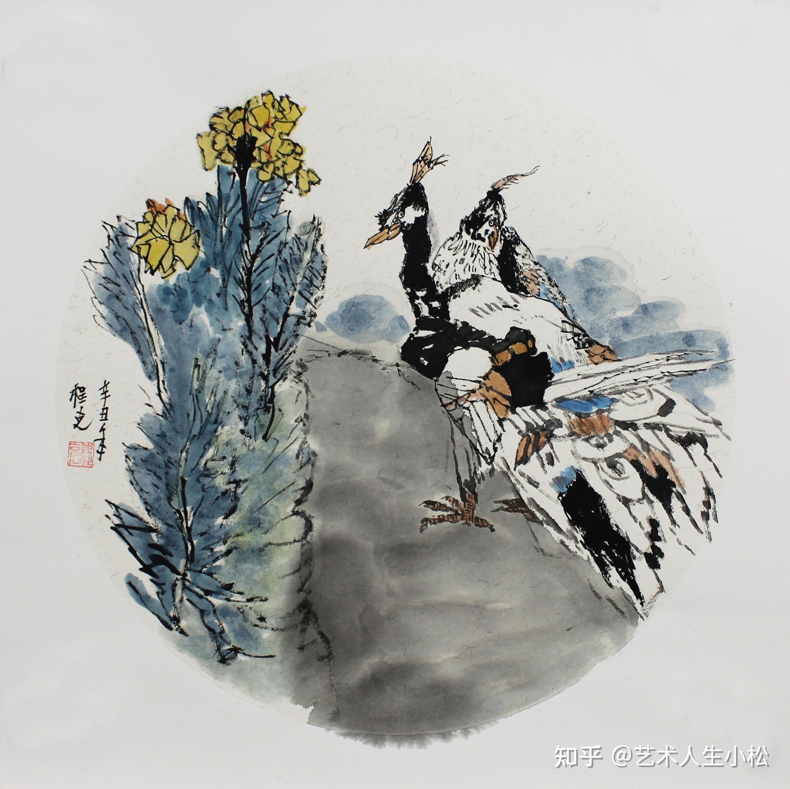 程克老师的作品大都描绘西北古村落的风貌,但鲜为人知的是程克老师在