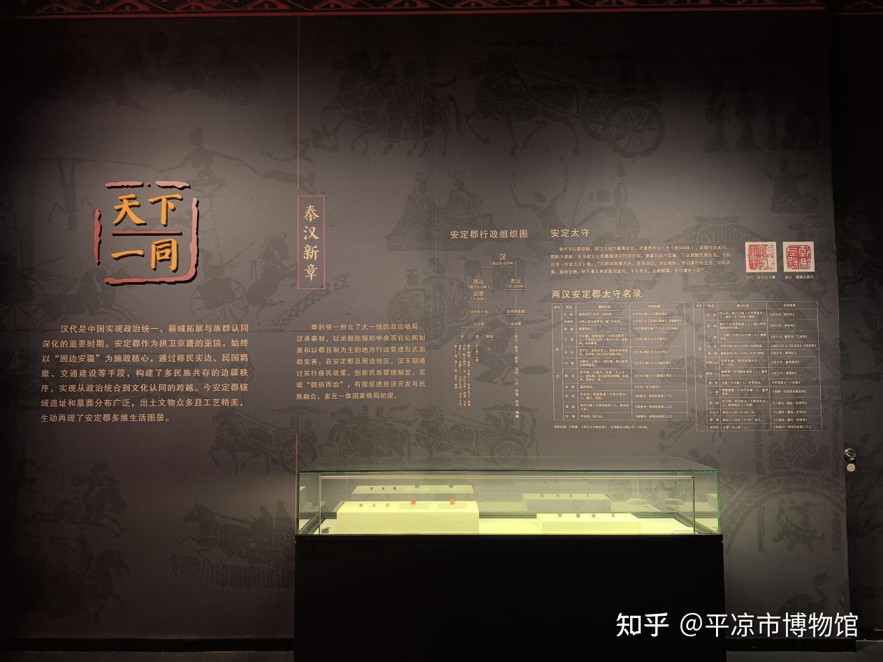 云看展||山河锁钥·天下安固——大一统思想下的安定郡『天下一同——秦汉新章』(5) - 知乎