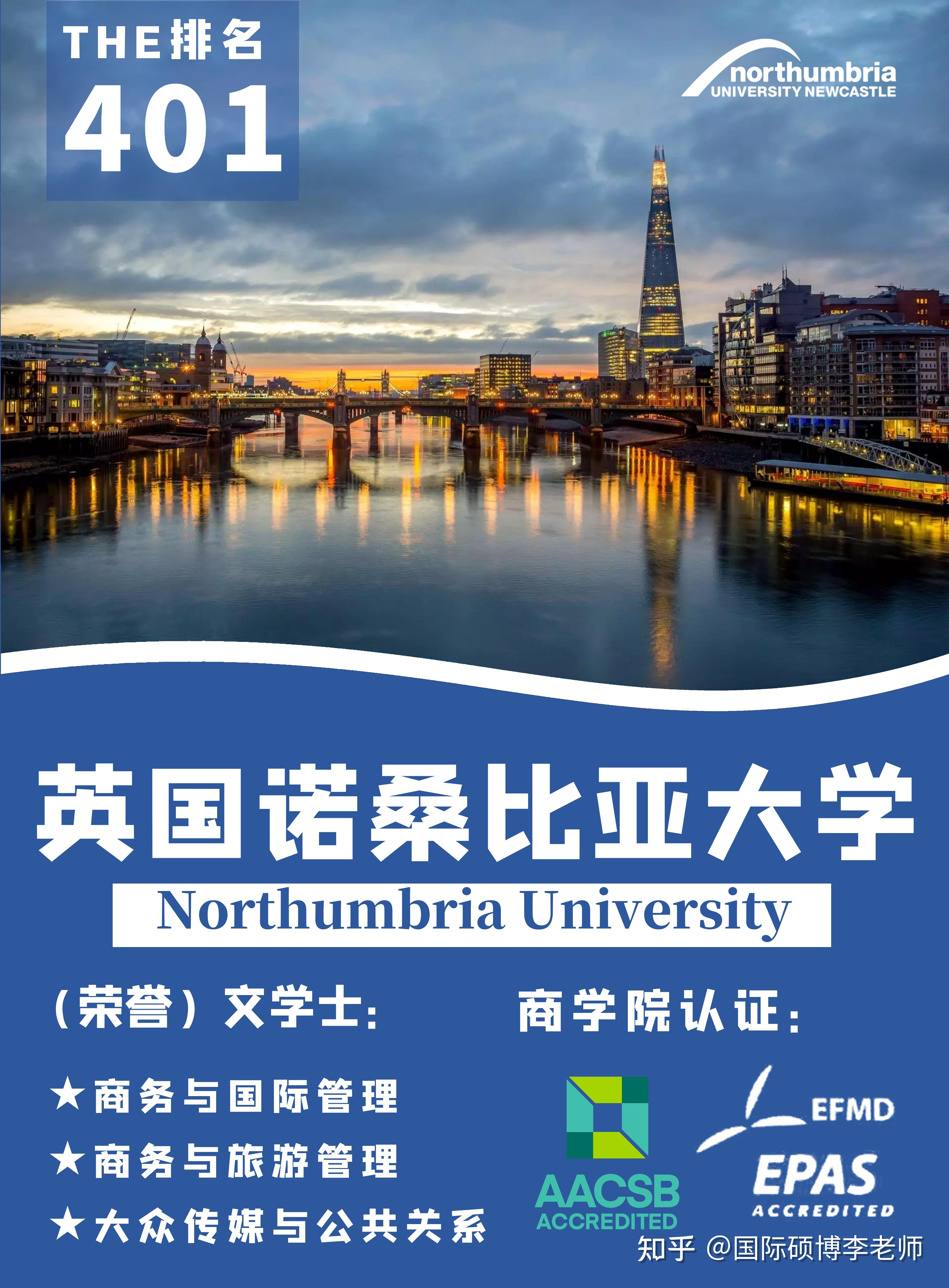 英國諾桑比亞大學本科