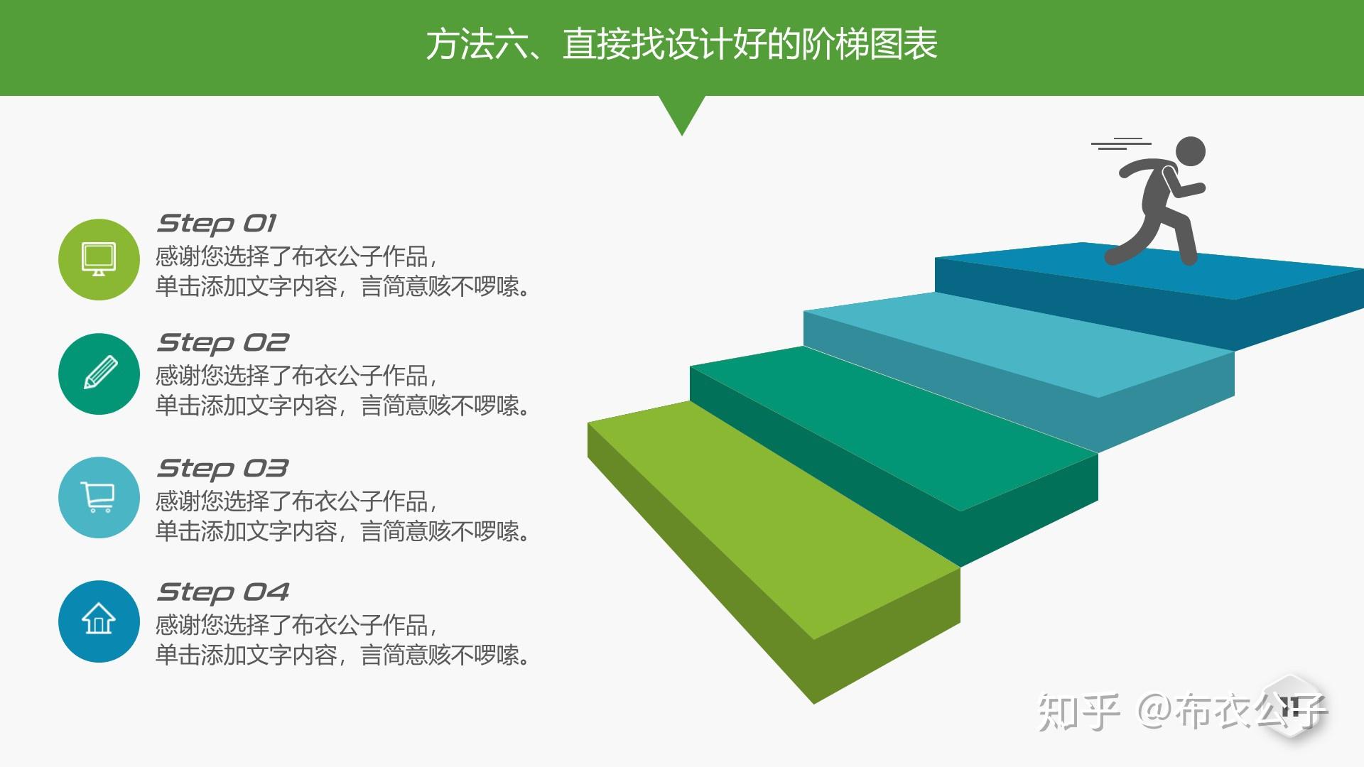 阶梯图表怎么做?好的寓意让灵感源源不断-布衣公子 - 知乎