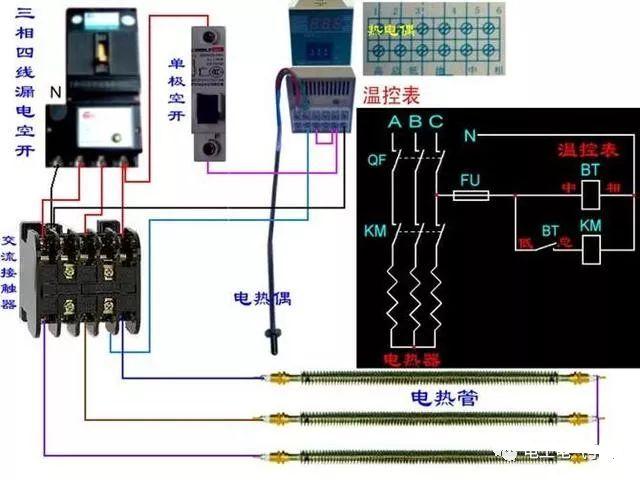 380v脱扣器接线图图片