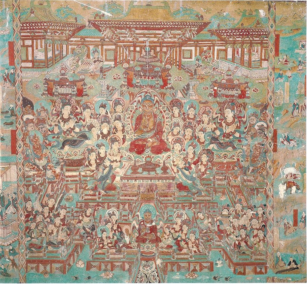 【神游千年,大美敦煌】中唐-154窟:各壁多铺经变画,济济满堂【高清大图】 - 知乎