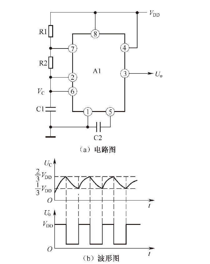 555单稳态电路原理图图片