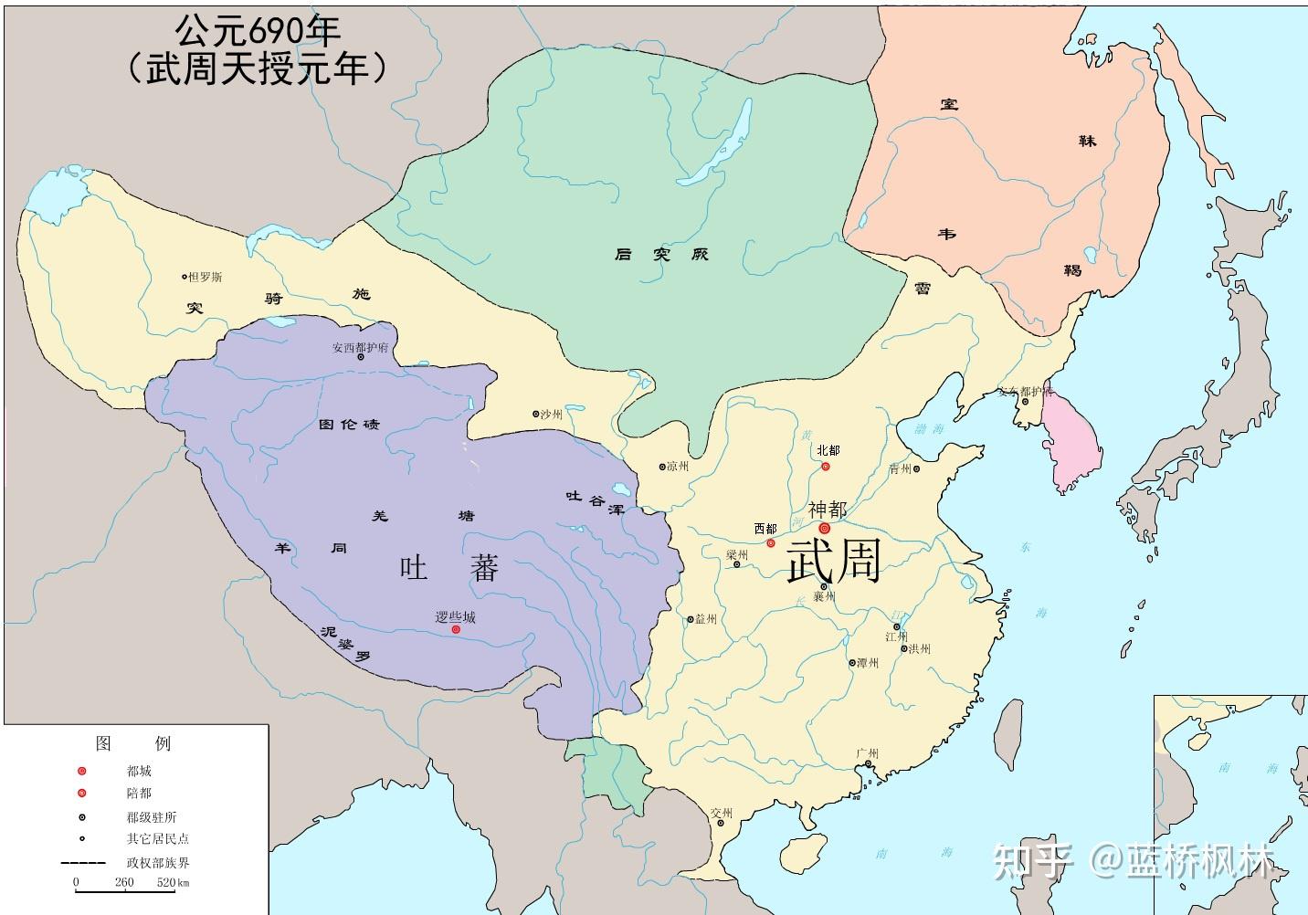 历史天空─武周朝的疆域