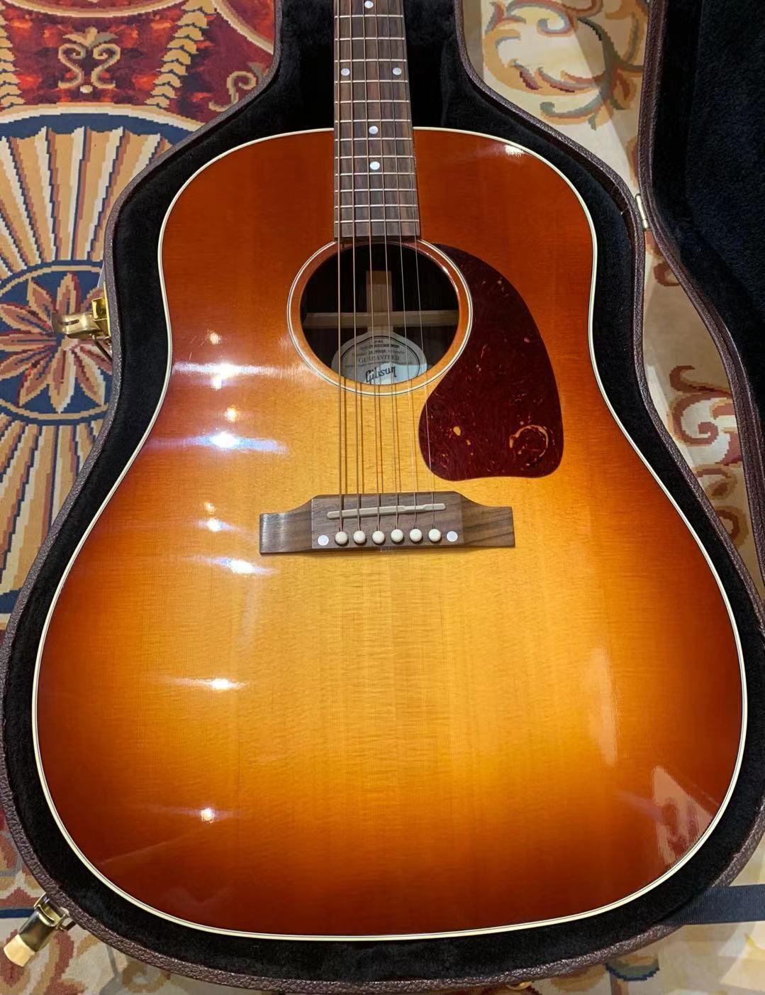 "大g"gibson j45 studio rosewood日落色/原木色,深圳现货介绍.