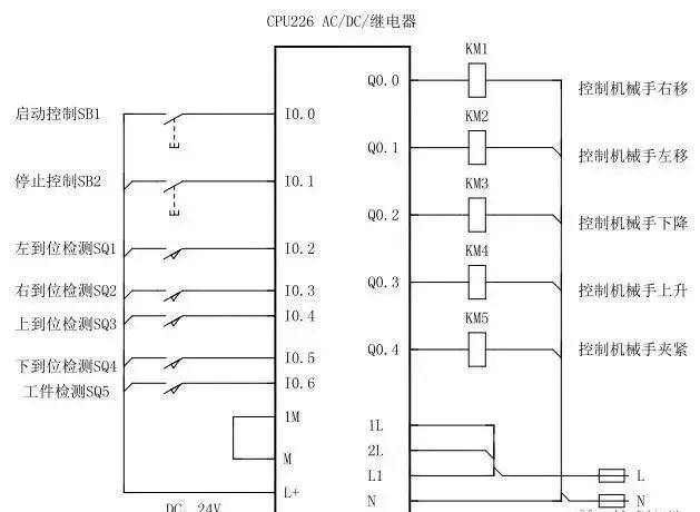 日本有信机械手接线图图片