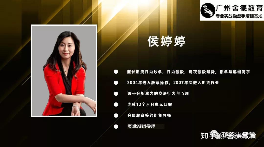 我成功的期货交易技术是可以复制的期货女神侯婷婷的成功之录