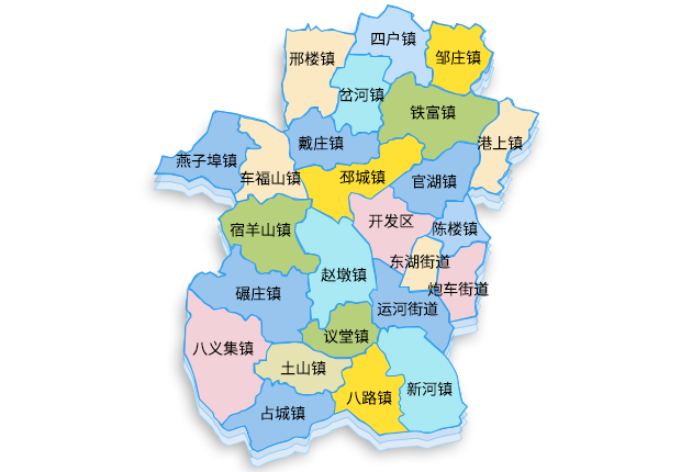 邳州市各镇地图图片