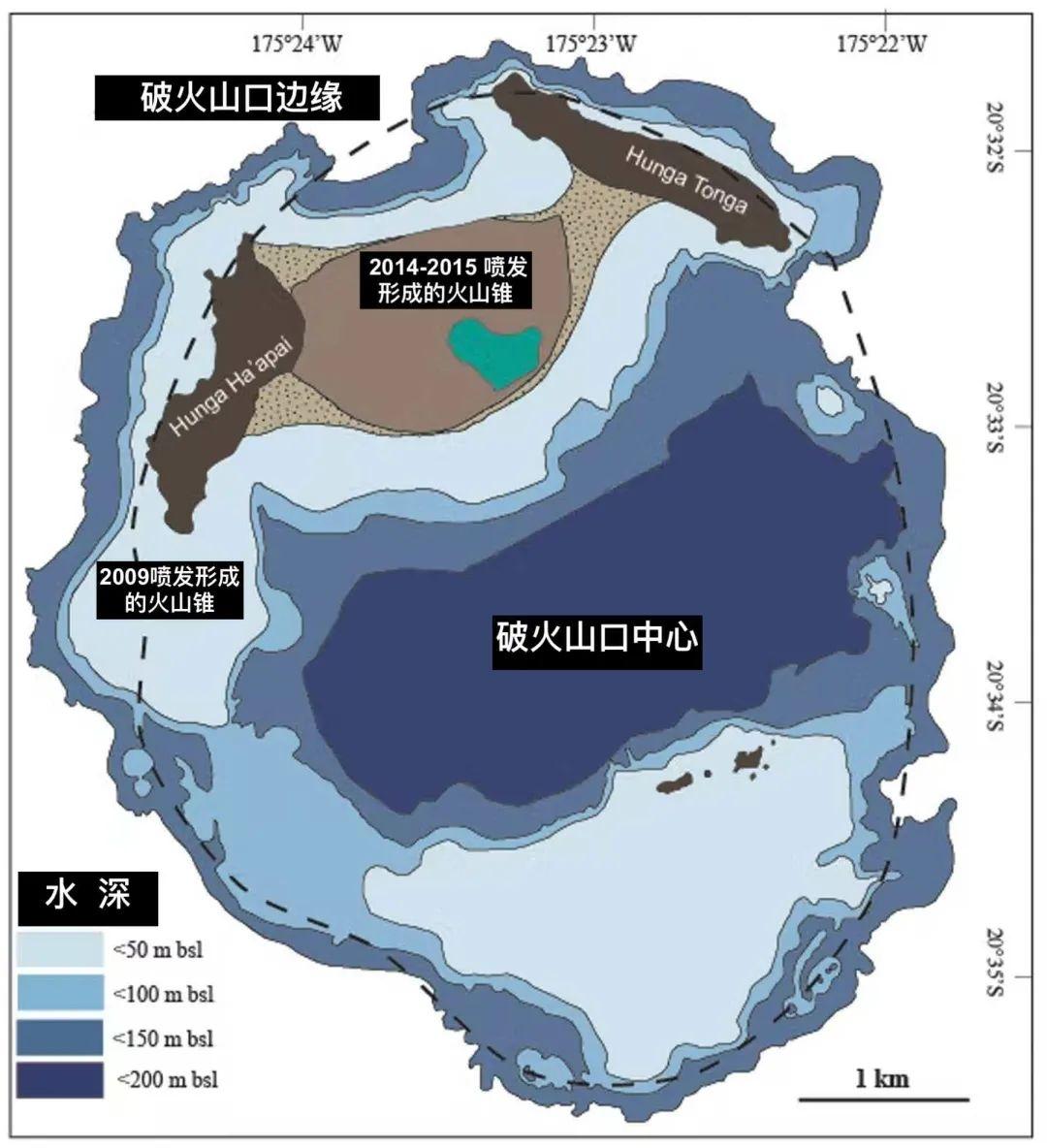 汤加火山的地理位置图片