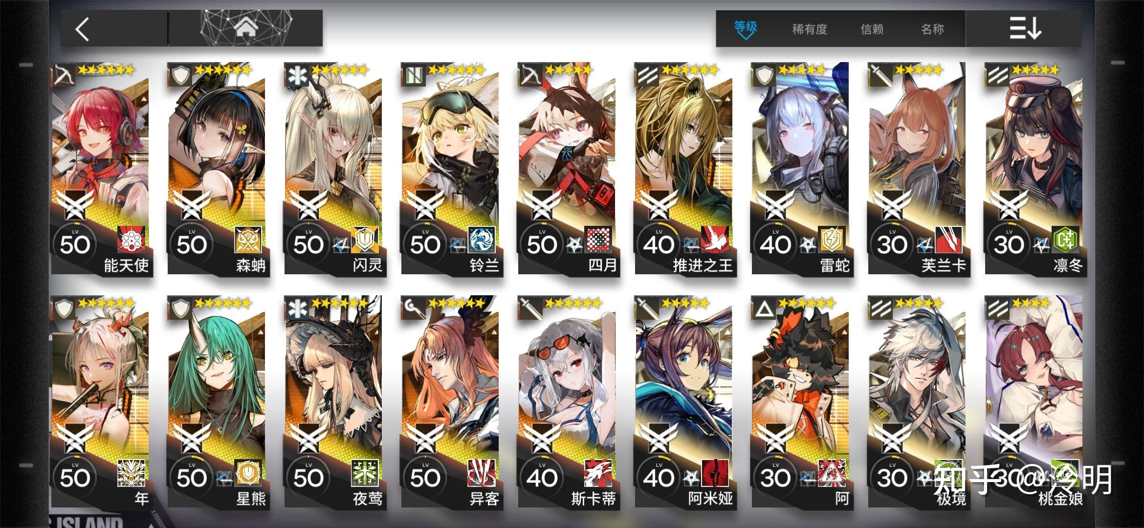 求教大佬明日方舟这些干员该练哪个