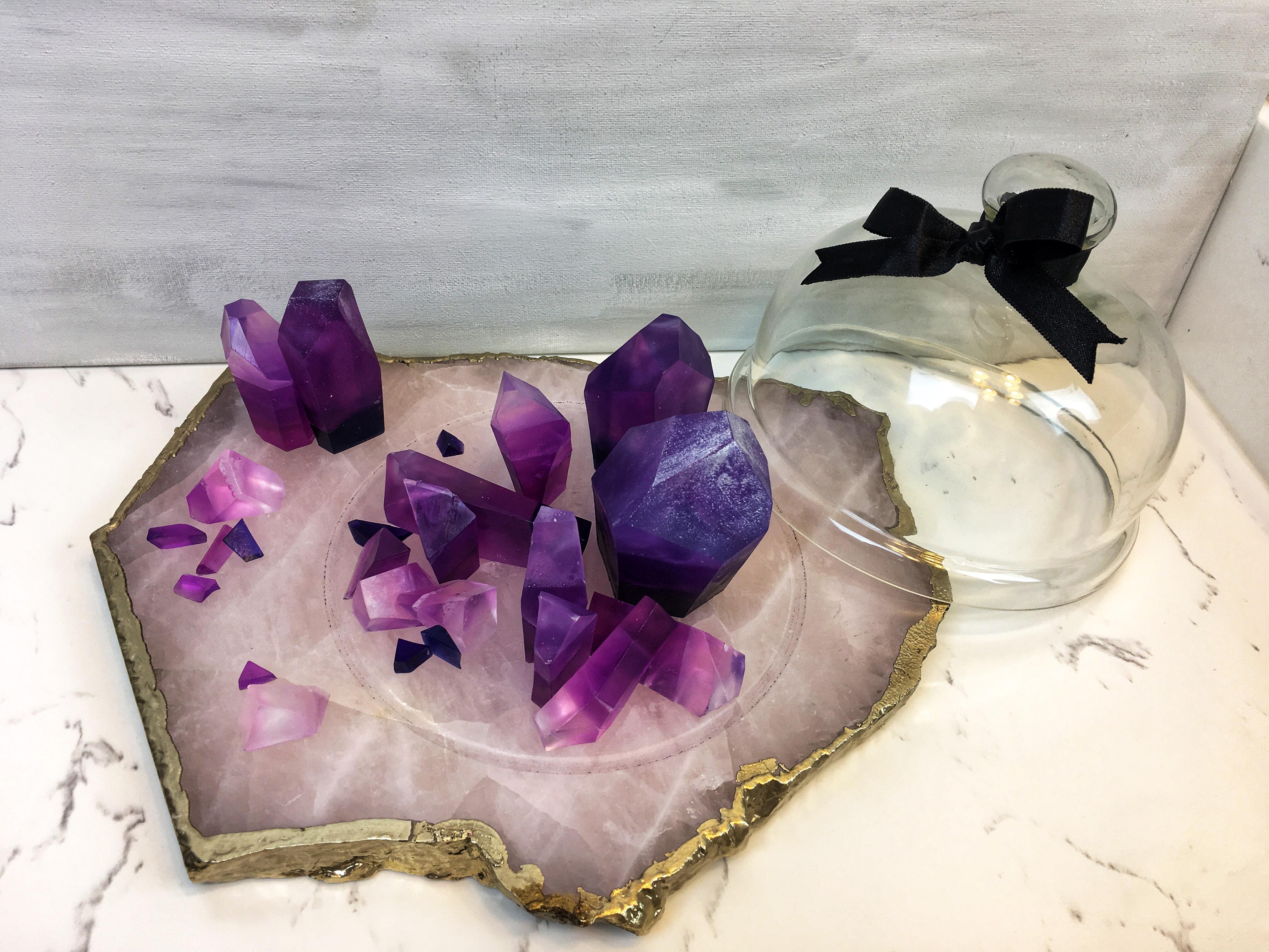 只溶在手的美丽水晶皂制作