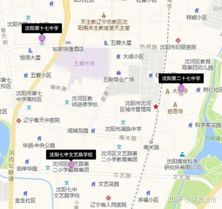 沈阳五爱地图图片