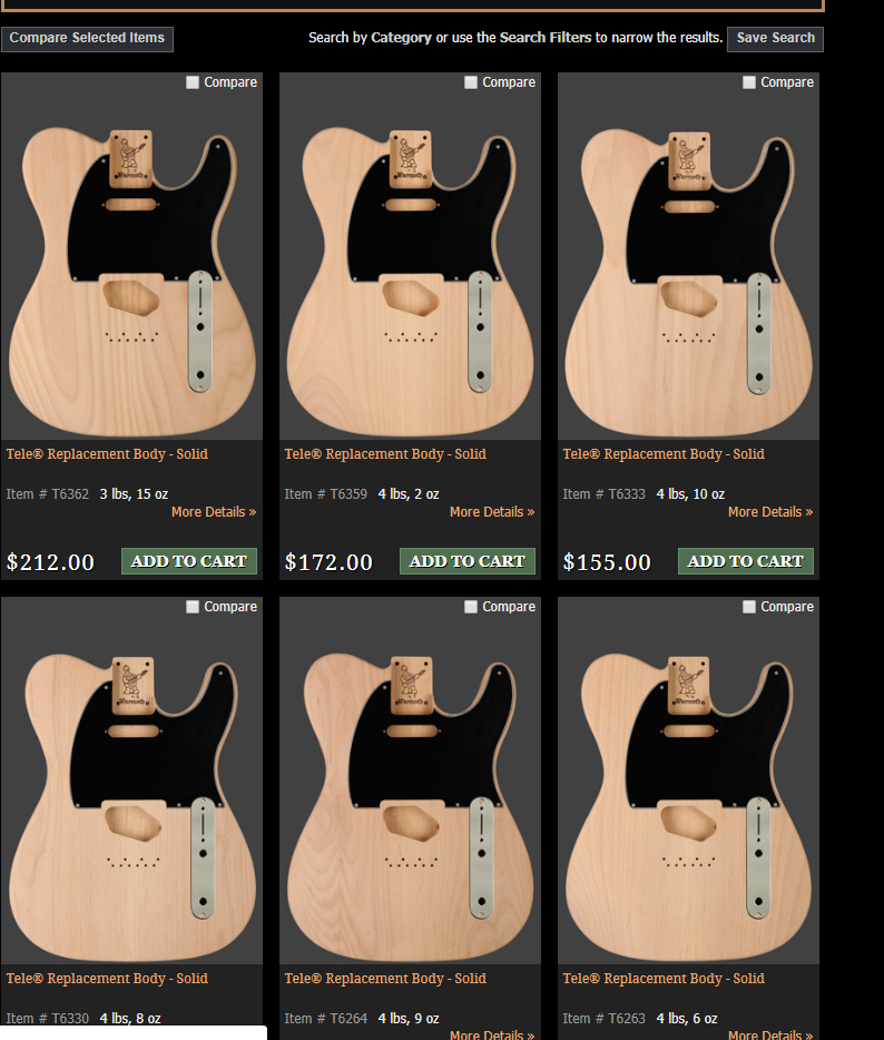 教你在warmoth定制一把电吉他二琴身instock