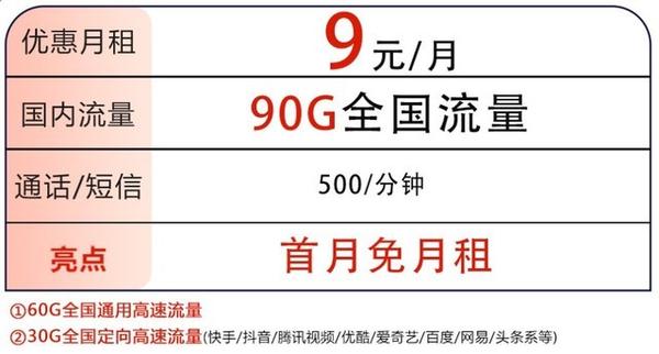 寻找性价比之选，存在每月仅需9元月租的套餐吗？  第1张
