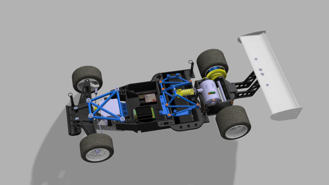 rc遥控车 rc tamyia 787b chassis 58102遥控车3d数模图纸 step