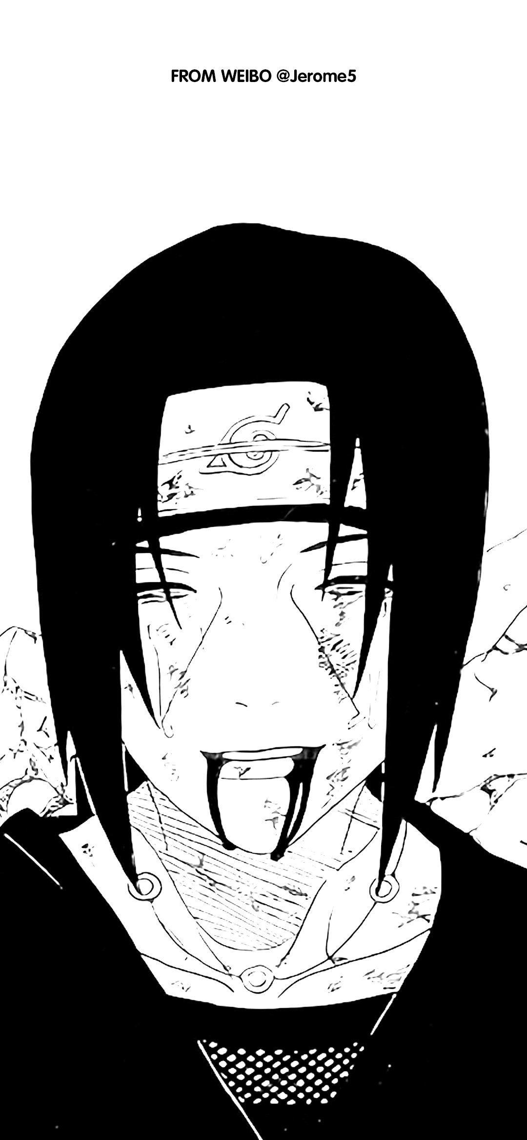 有没有像这样的火影鼬的壁纸?