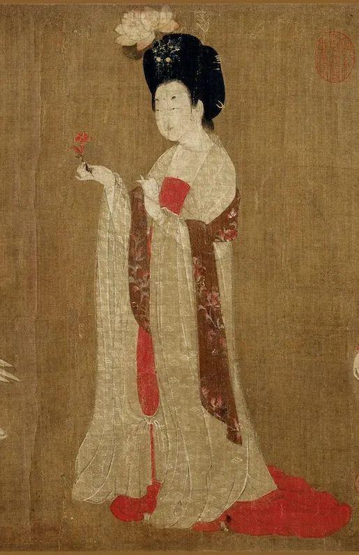 名画欣赏】​周昉《簪花仕女图》 - 知乎
