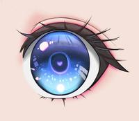 【板绘教程】动漫眼睛