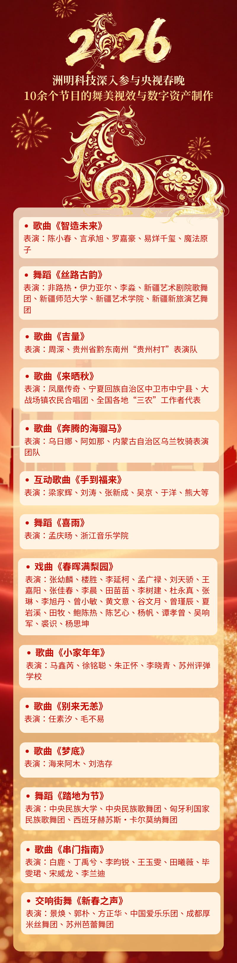 揭秘2026春晚视觉幕后的“洲明力量” - 知乎