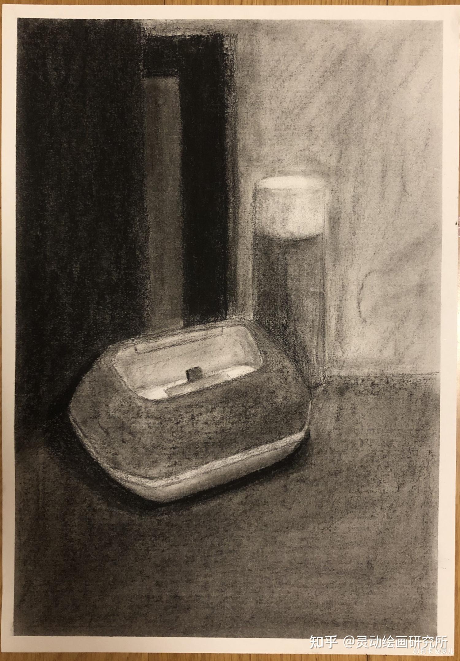 1室内夜景氛围素描