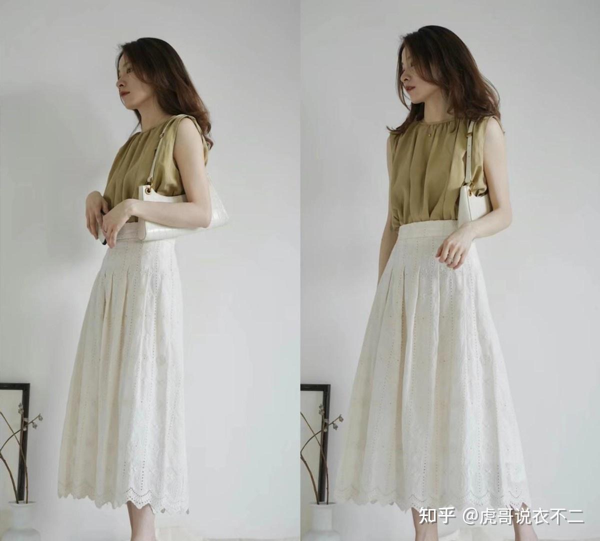 夏季2020新款裙子女白色半身裙皱褶高腰显瘦A字裙包臀裙鱼尾短裙-阿里巴巴