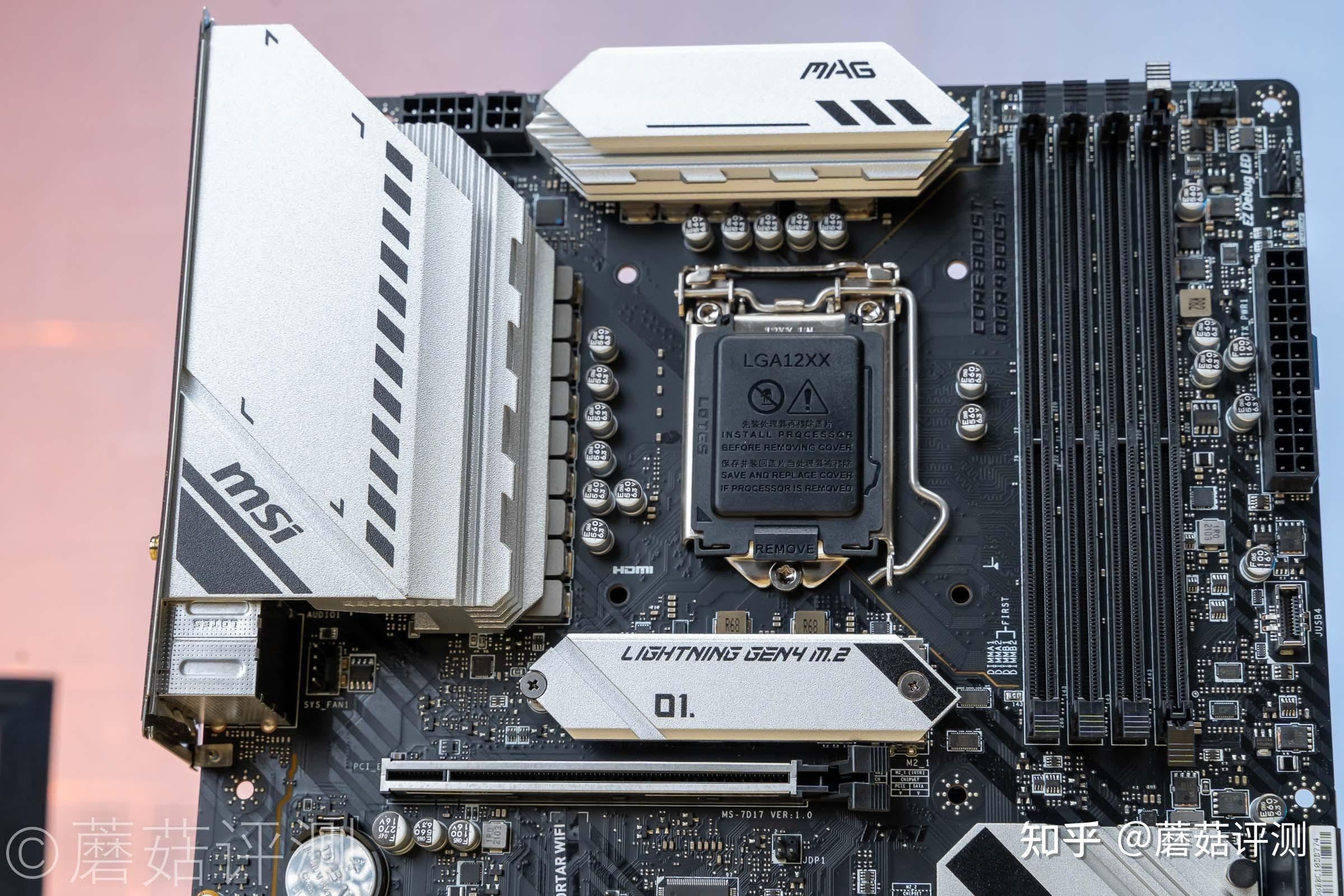 搭配11代or10代,这都是一块优秀的主板,微星b560m迫击炮wifi主板 深度