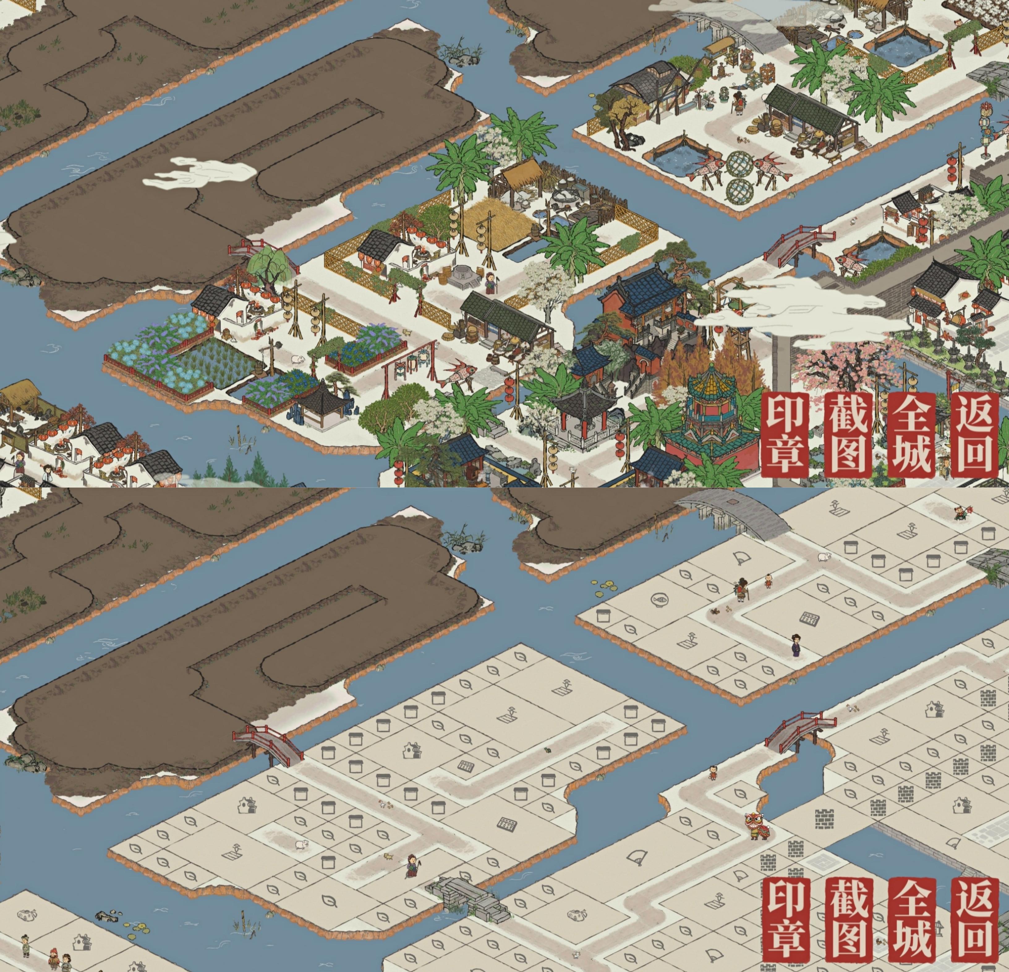 大佬们分享一下江南百景图松江府布局