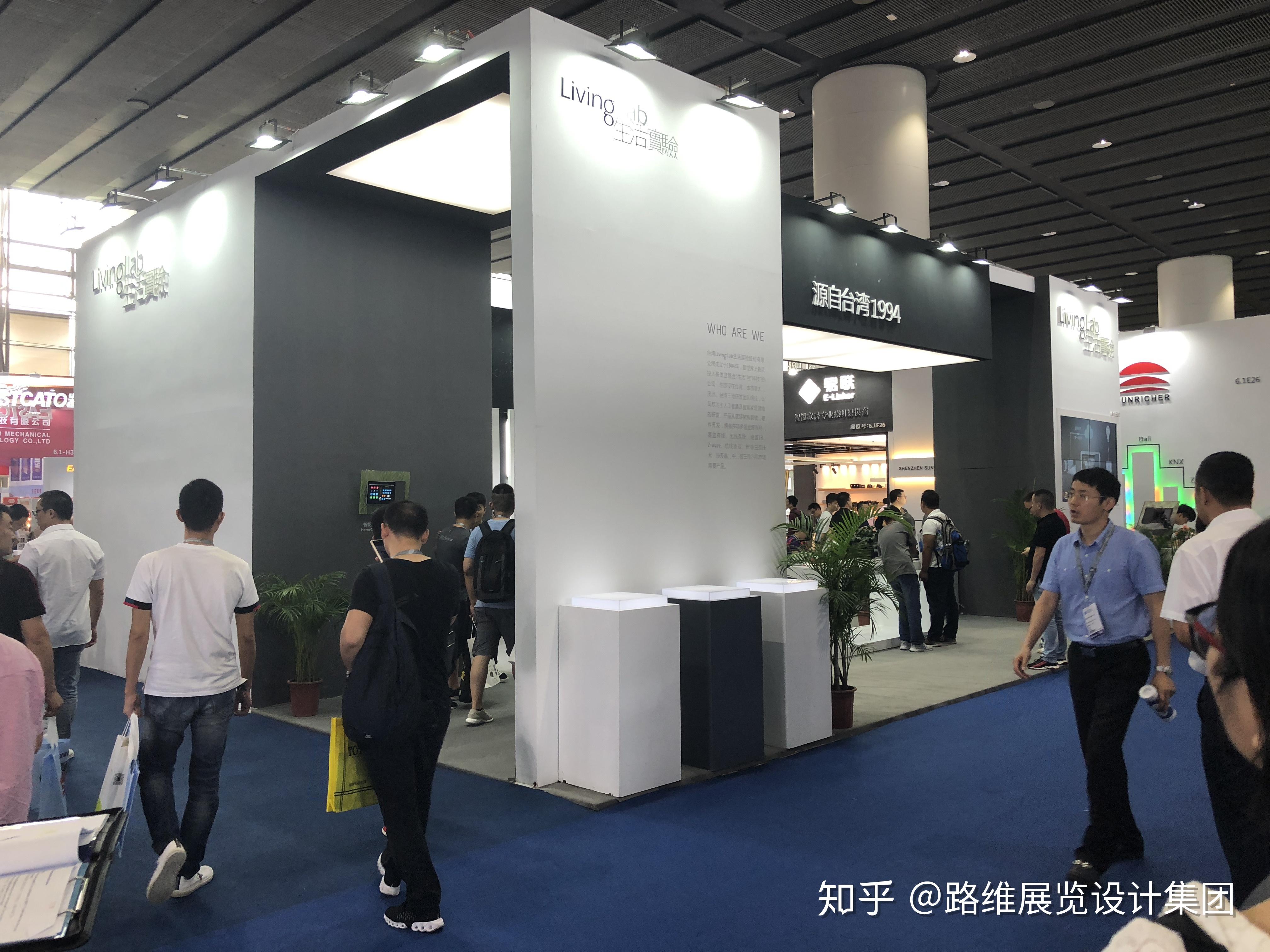 20个l型展台设计广州亚光展