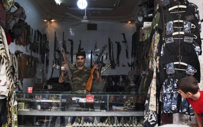 伊拉克枪店图片