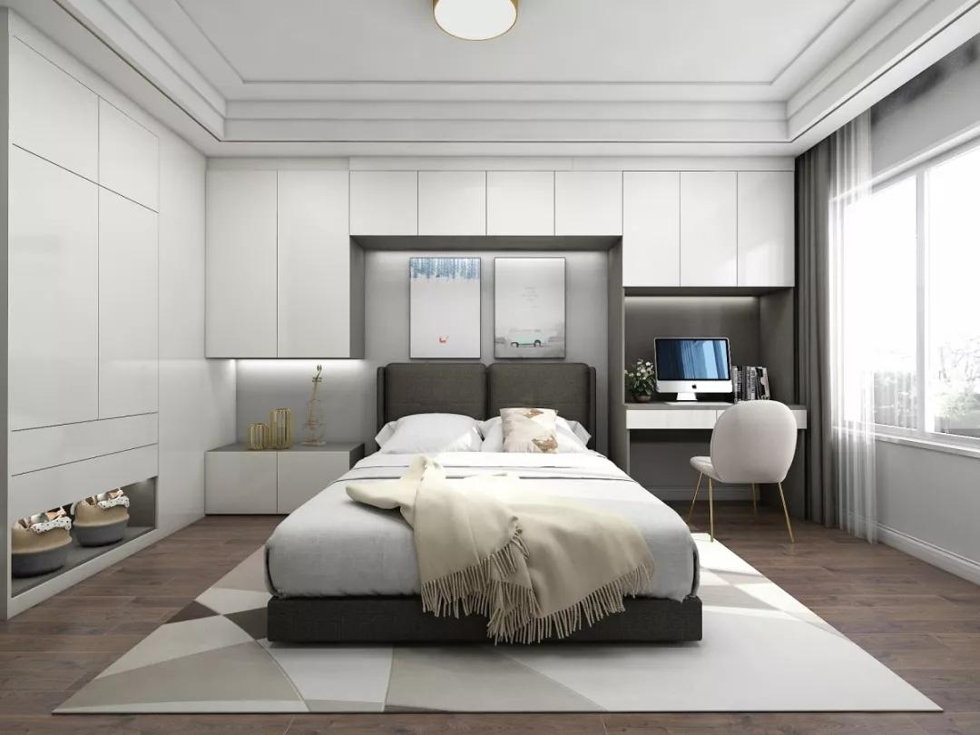 新中式卧室|空间|家装设计|效果图小静 - 原创作品 - 站酷 (ZCOOL)