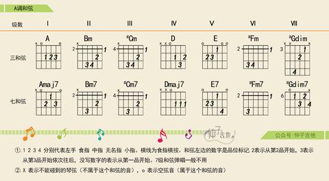 [已重置]: 吉他弹唱中我们偶尔也会遇到a调的歌曲,有些会使用g调和弦