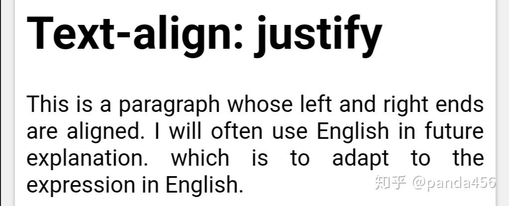 这四种分别是:center(居中),left(靠左),right(靠右),justify(左右