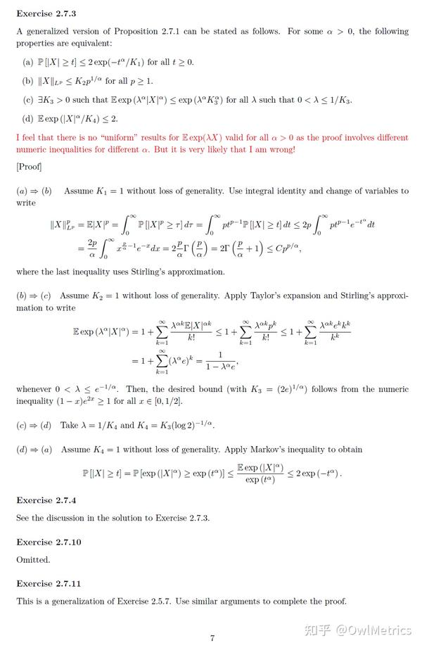 Vershynin 2 5 2 8 solutions 