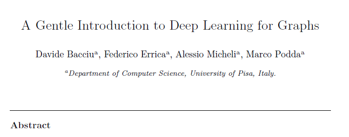 Introduction to Deep Learning for Graphs 学习 - 知乎