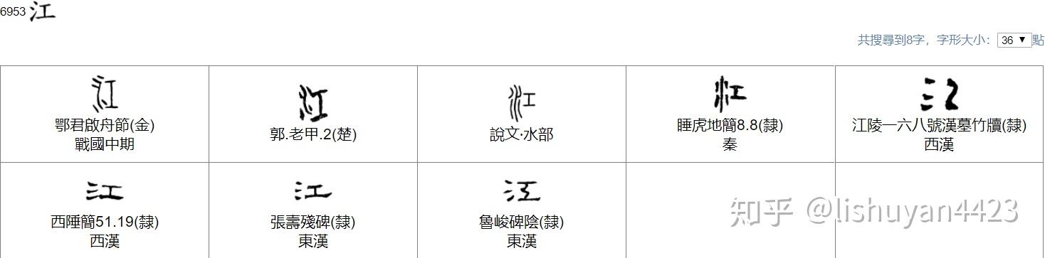 江字为什么从水从畺?