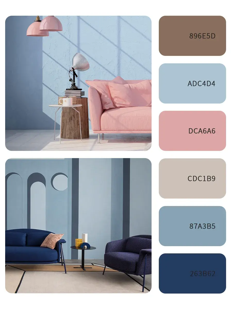 2020室内设计关键流行色清水蓝