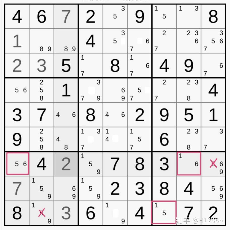 数独中xywing解法有没有比较通俗易懂的学习方法