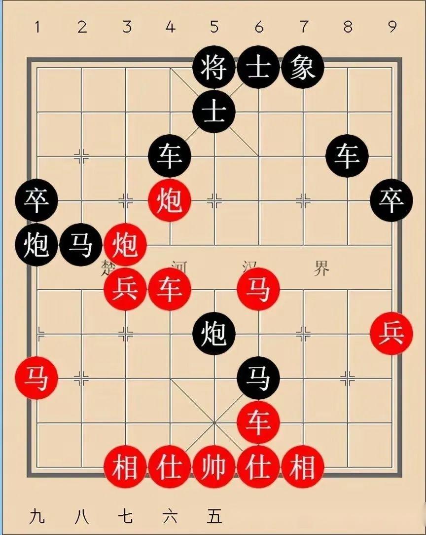 象棋佈局五七炮雙直車對屏風馬進7卒左炮封車紅過河車吃卒壓馬