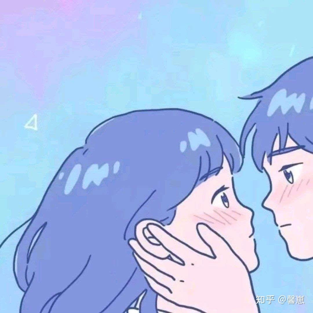 有没有好看的动漫情侣头像鸭含蓄点的